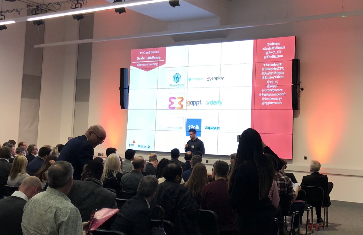 sudheerparwana's tweet photo. Great to be at the #ScaleMidlands event tonight. Very interesting and some great technology innovations @PwC_UK @PwC_Midlands https://t.co/SGELSoN78Y