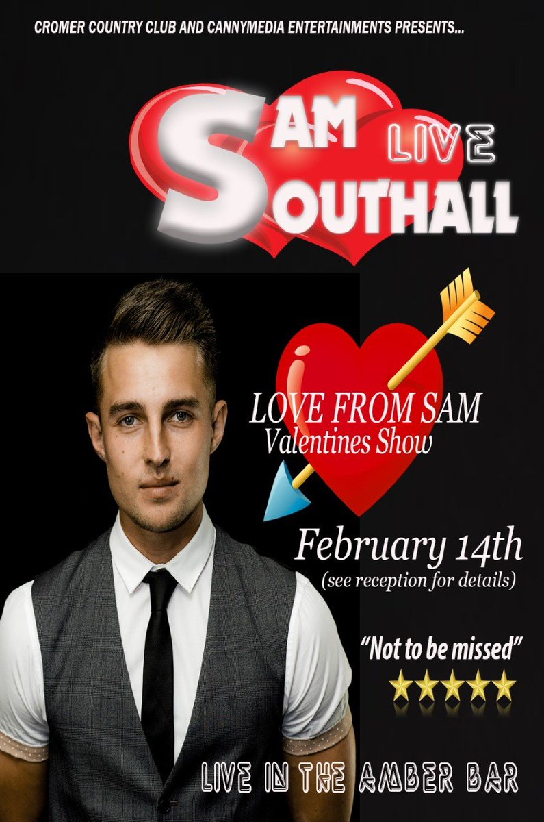 CromerMarnie's tweet photo. We are looking forward to welcoming back 'Sam Southall' next week. Come and join us in @amberincromer #ValentinesDay #DiamondCareers #DRITechSavy #CromerCClub https://t.co/uJpk85ZJSA