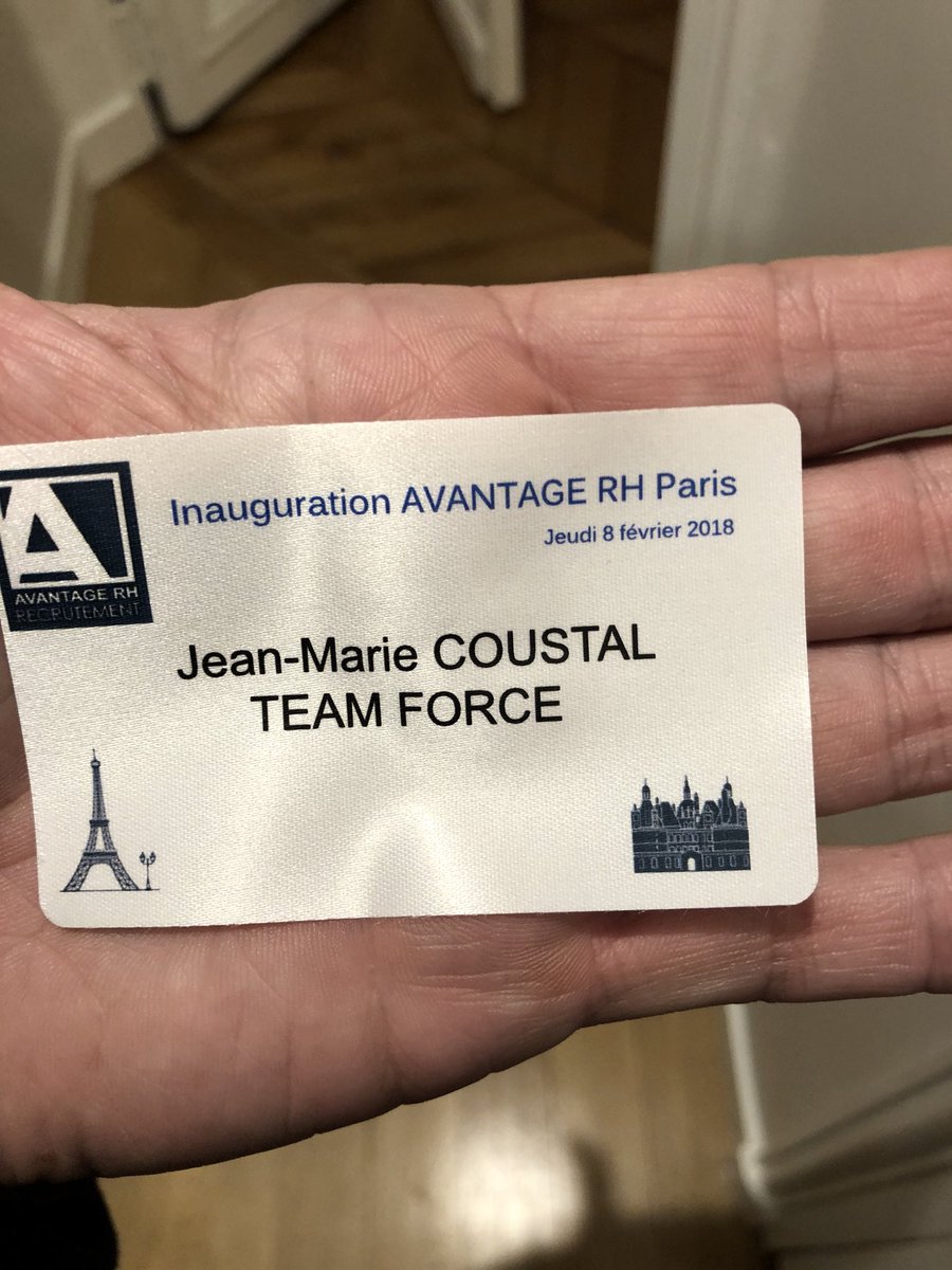 JMCOUSTAL's tweet photo. #TEAMFORCE Ce soir chez #AVANTAGERH pour l’inauguration de leur bureau à Paris avec #FLORINEAUGUSTIN #TELMA #PASCALLEANDRI #US IVRY #HANDBALL #ALAINTREMOLIERES #avocataubareeaudeparis https://t.co/SKTbyubZ8M