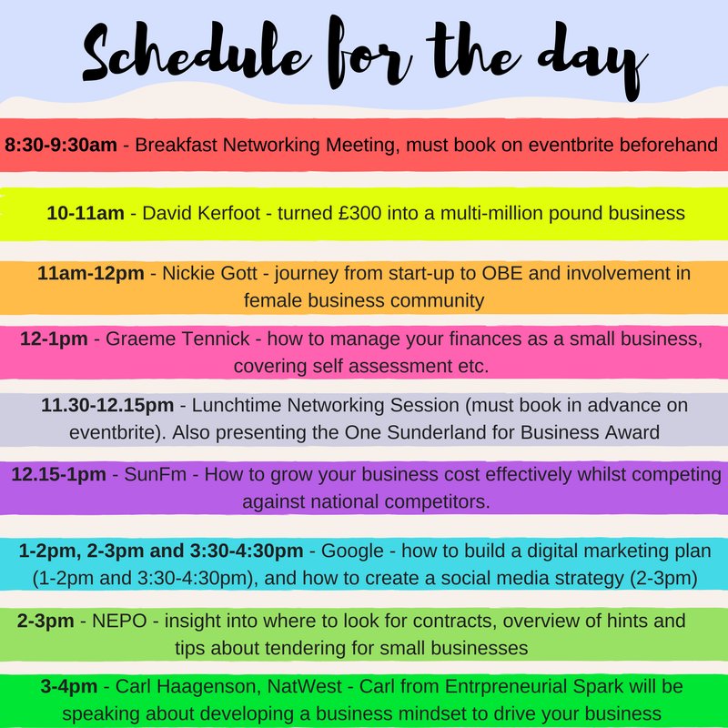 onesunderland's tweet photo. We have some great speakers lined up for the One Sunderland Expo https://t.co/BvgjQYBpLl #gatesheadhour 
#SunderlandHour 
#PeterleeHour 
#Washingtonhour
#UKStartUpHour https://t.co/i2X0QbHzj8
