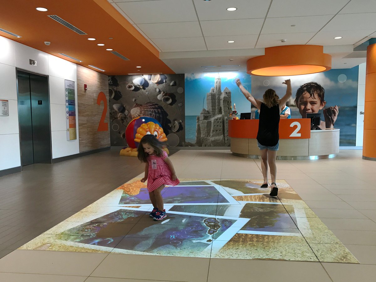 New article in <a href="/TContractFloors/">TCF</a> about the use of our interactive projections in #childrenshospitals! #PatientExperience  content.yudu.com/web/1jybr/0A1v…