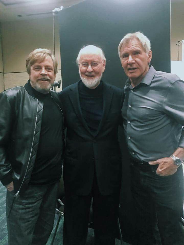 MarkHamill's tweet image. SHOUT OUT to John Williams for no particular reason other than being the greatest composer of our lifetime. You made the #StarWars movies... EPICS. Thanks for the countless memorable film scores, you big hunk o' genius! 
❤️- mh 
#Gr8ful