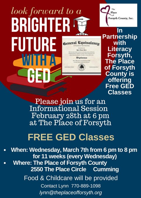 PlaceForsyth's tweet photo. Please join us for an Informational Session February 28th at 6 p.m. at The @PlaceForsyth  Contact Lynn if you have any questions   lynn@theplaceofforsyth.org https://t.co/yzI2bD4d3n