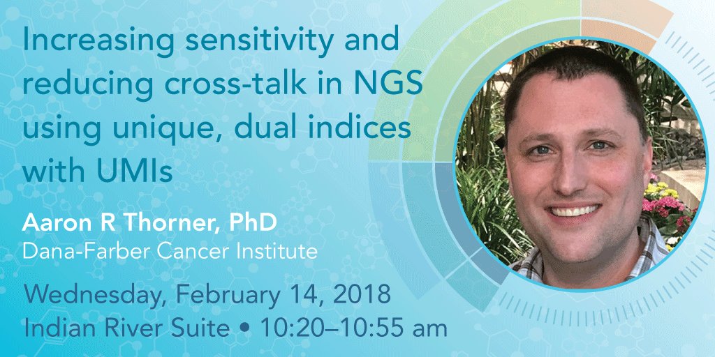 idtdna's tweet image. Attend the third of our four technical talks at #AGBT18 on Wednesday, February 14. Aaron R Thorner of @DanaFarber will present, &quot;Increasing sensitivity and reducing cross-talk in NGS using unique, dual indices with UMIs&quot;. idtb.io/GjdH30ii2NL