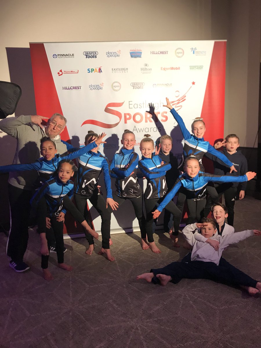 Dynamo_UK's tweet photo. Massive ThankYou to @EastleighSPAA for having us at your annual Sports Awards! Our gymnasts loved performing.... #TeamDynamo #EastleighSportsAwards https://t.co/x7aN4m318n
