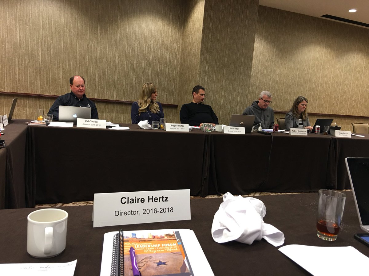 clairehertz's tweet photo. @ASBOIntl board leaders meet today to strategize on excellence in school finance and operations @CEPJR leads the day and @AKD2U2 brings Intโl perspective to our work https://t.co/GtOi3m4BLa