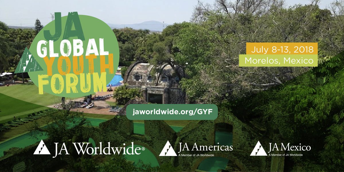 JAAmericas's tweet photo. We're very excited about the JA Global Youth Forum in Mexico, our first-ever youth global event! Be ready for world-class keynote speakers, alumni panels, entrepreneurship workshops, business competitions, and more. Visit https://t.co/ymCGFdVMDS @JAWorldwide @JAMexico_org https://t.co/hKaZFXvRsN