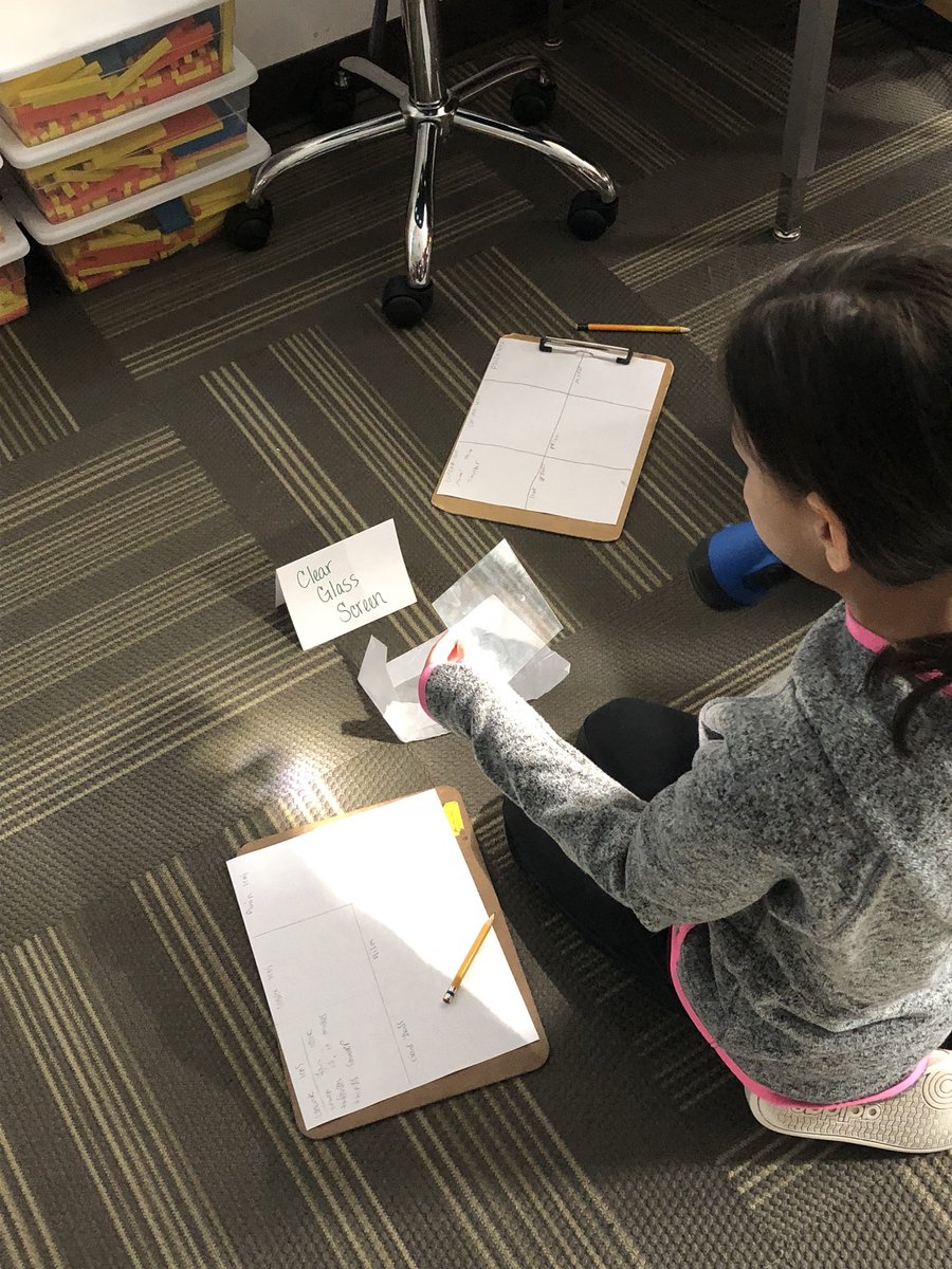 PCMrsShaw's tweet photo. Exploring prisms and different lenses. #lightenergy #science #compasselementary #pcr3 https://t.co/bi2uySKtvK