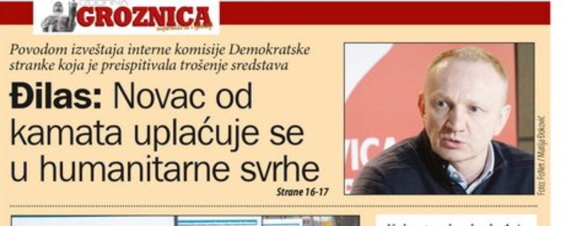 Bicetestreljani's tweet photo. On okamati DS pa onda taj novac uplaćuje u humanitarne svrhe kao svoj!!!!! https://t.co/ESVm8b0V4S