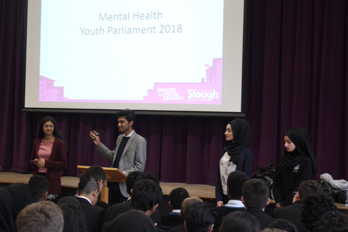 Wexham_School's tweet photo. Well done to the Student Council for delivering an excellent assembly on mental health and fantastic effort raising awareness! https://t.co/VdSHjI6a0D