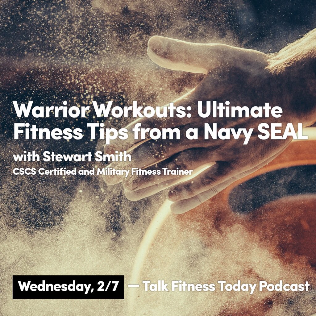 TalkFitness2Day's tweet photo. This week on @talkfitnesstoday, Warrior Workouts with @stewsmith ➡️ https://t.co/WqqUIl883H #warriorworkouts #navysealworkouts #tacticalfitness #endurance #mobility #endurance #stamina #talkfitnesstoday #tftpodcast https://t.co/6k15ovhesI