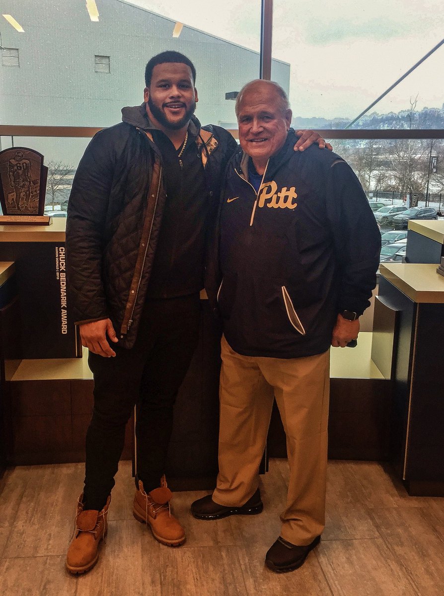 Great to see one of the best ever at Pitt today! Special individual.