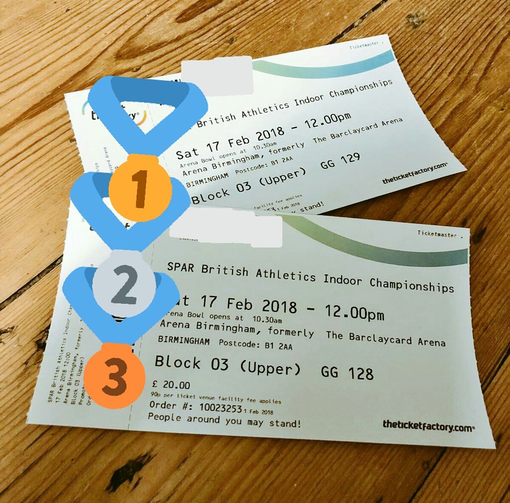 EliteMargins's tweet photo. WIN 2 tickets to the Indoor British Championships. 

Follow and RT.  The winner will be picked at random Sunday night.

#goodluck #athletics #IAAF #wicbham #winning #competition #SPARIndoorChamps https://t.co/E0sIhiEGvv
