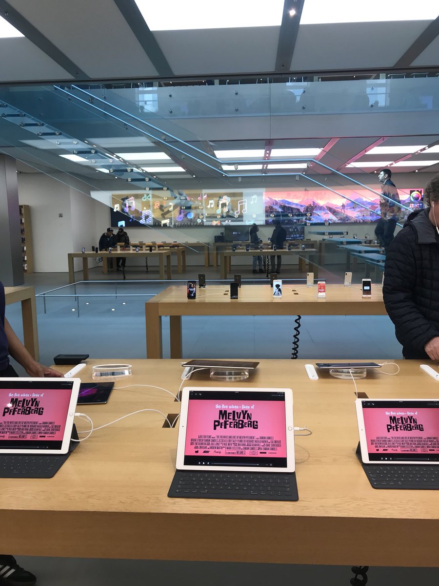 DamianSamuels's tweet photo. It’s tough being the only person in your film marketing department - now showing @Apple Store SoHo #NewYork @MelvynPfferberg https://t.co/dl6VWqqDWI @iTunes #applestore #itunes #apple #macbookpro #pfferberg #film #filmmaking #shortfilm #comedy #scifi #romance #wedding #spicegirls https://t.co/d5Tr7p6vYP