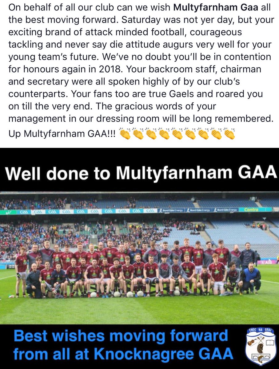 Knocknagree GAA tweet media