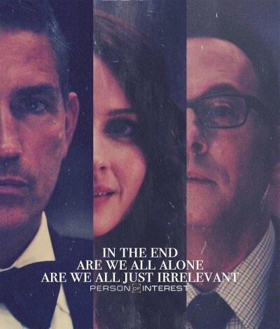 JohnReese09's tweet photo. « In the end we are all alone... » ❤️ #JimCaviezel #JohnReese #MichaelEmerson #HaroldFinch #AmyAcker #SamanthaGroves #Root #PersonOfInterest #POI https://t.co/TWkl166lXX