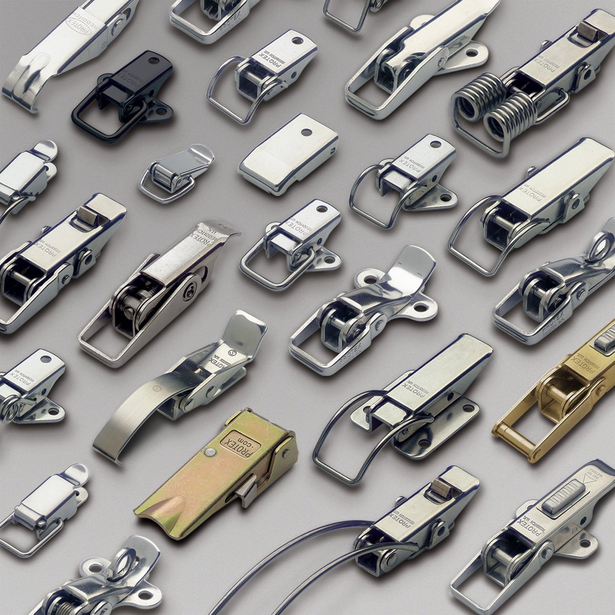 Protex_Latches's tweet photo. Hi @Covhour - we are the world’s number producer of over-centre #fasteners with over 900 types of #togglelatch, #springlatch, #hinge, padlock & fastener in stock & ready for dispatch around the world! No minimum online order quantity. https://t.co/IigonbavUd #covhour https://t.co/DeYZFcXMfs