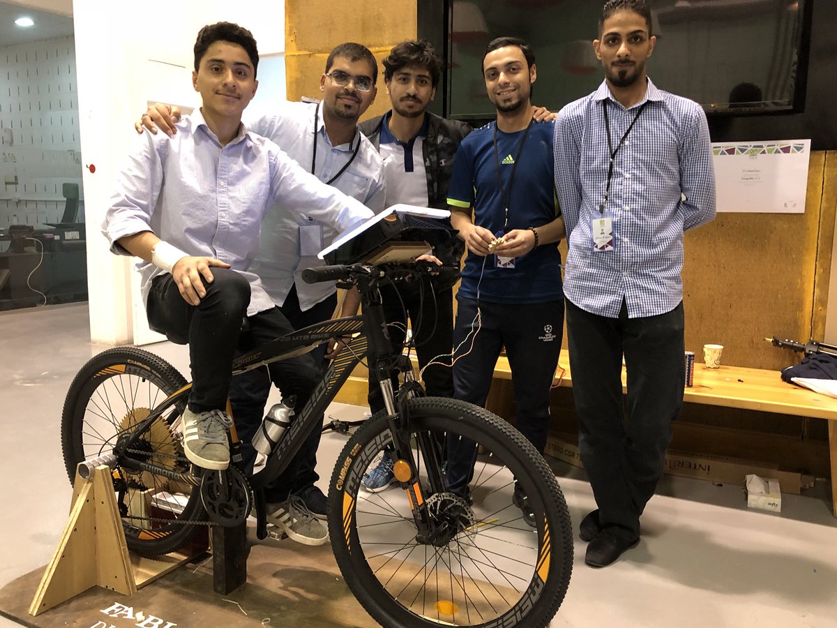 FABLAB_Dhahran's tweet photo. نهاية برنامج دراجة الطاقة للرجال. #FABLAB_DH #KFUPM #KFUPM_DSR #ithra #Energy_Bike https://t.co/txRsuGmyfb