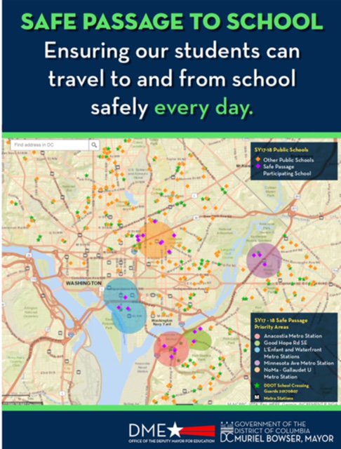 DCDPR's tweet photo. Find out how we are keeping students safe as they travel to and from school and map out your safe route to school using our new interactive map at https://t.co/doH5PkTHgS #EdWeekDC https://t.co/5S8BMa5K5X