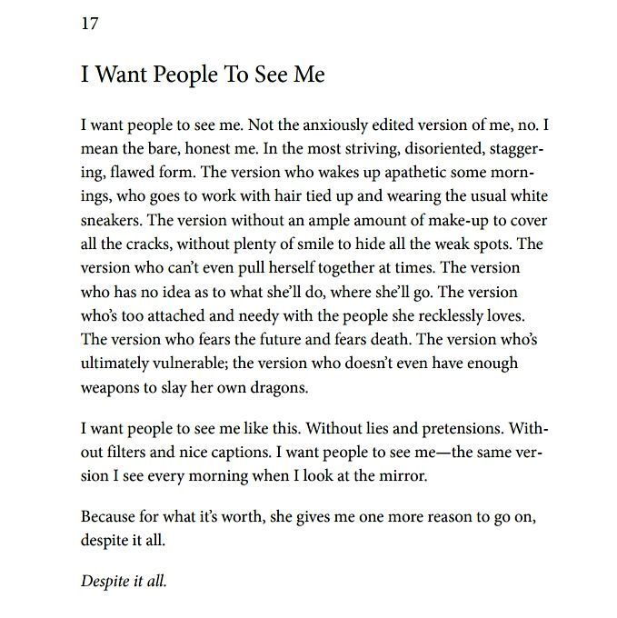 GoodVibeCatalog's tweet photo. I want people to see me. 
-- Dian Tinio (https://t.co/cmbdK1EYHi) https://t.co/3KTRJc5uhR