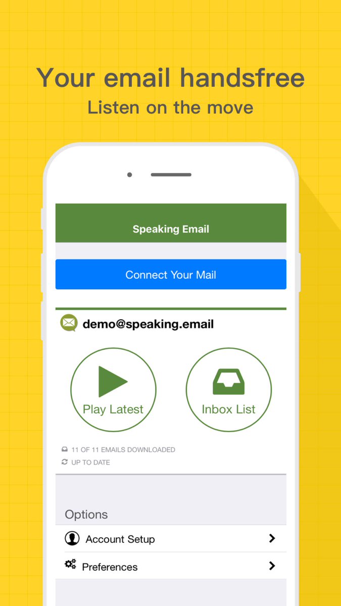 SpeakingEmail's tweet photo. New version of Speaking Email hits the app store! 
- Improved Bluetooth support
- Pause for voice commands every 30 seconds
- Choose voices for all languages
- Improved email clutter detection in major languages
https://t.co/ZCYcgoXNK1 https://t.co/judZvhXqL4