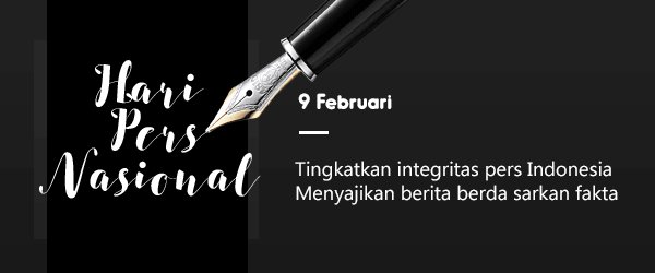 Selamat Hari Pers Nasional

Tingkatkan integritas pers Indonesia

Menyajikan berita berdasarkan fakta