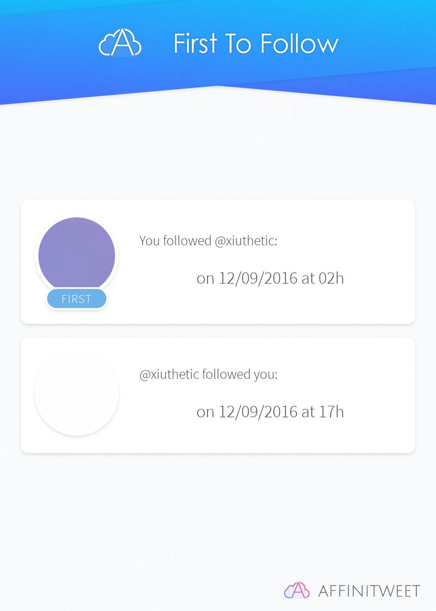 soonhan_net's tweet photo. #Affinitweet First To Follow
You followed @xiuthetic on 12/09/2016 at 02:46:50.
@xiuthetic followed you on 12/09/2016 at 17:14:42.
via https://t.co/ZxV0gz6ZZs https://t.co/RofvAo6tfn