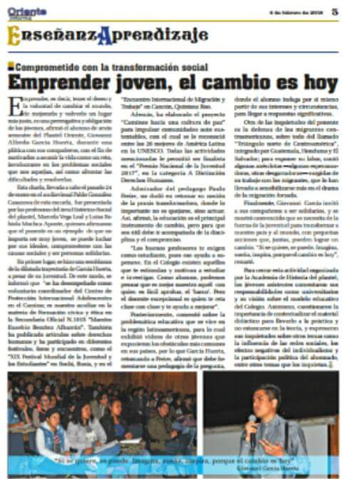 giovoduk05's tweet photo. Los invito a leer la gaceta de Oriente  Informa, en la cual  se habla sobre lo que se estuvo dialogando en el foro "Emprender joven" que yo mismo dirigí en el CCH Oriente, también detalla un poco de mi trayectoria y de mis https://t.co/Xp91pQhsNd 
https://t.co/yYH1tfBLaz https://t.co/gM7ByuKS2V