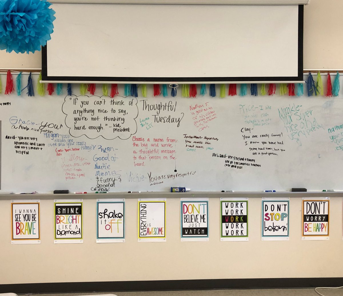 meganwall80's tweet photo. My advisory students are just the best!! I love the culture that we have created of friendship, empathy, kindness, and unity. #CCSSLeads https://t.co/EOyU51gmBv