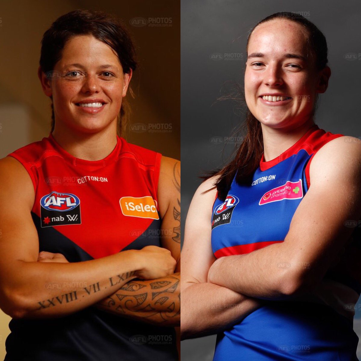 It wasn't ALL fire & brimstone on our latest Ep. We also talk footy, including post-match interviews with these two jets. 💪🏽🚀Tune in here: itunes.apple.com/au/podcast/thi… #ThisAFLLife #ChangeHerGame