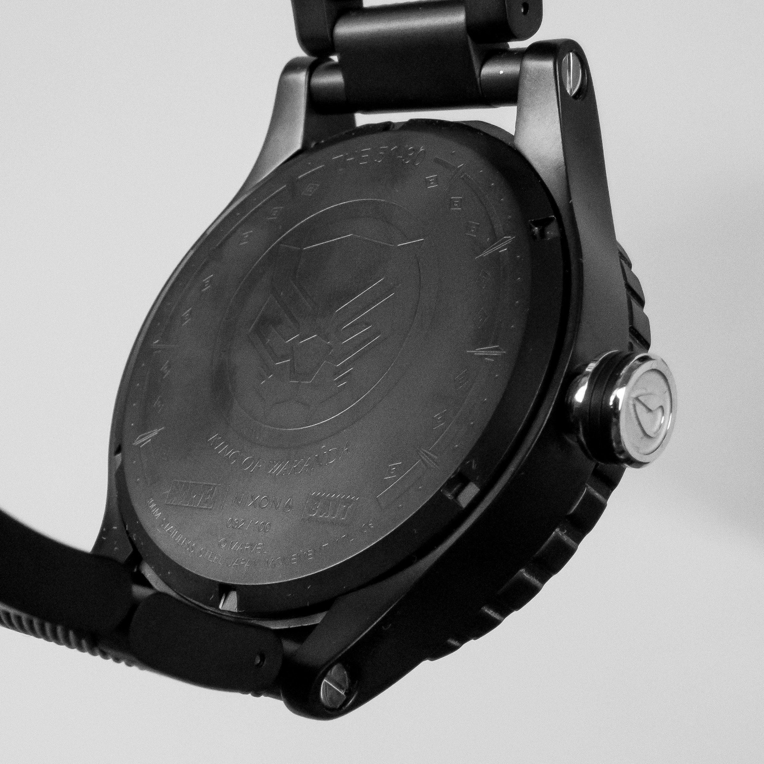 BAIT on X The BAIT x Nixon x Marvel Black Panther Watch the BAIT x Black Panther Tee s will release this Sat. online at https t 5tur2hwo8S. Each watch shirt will come