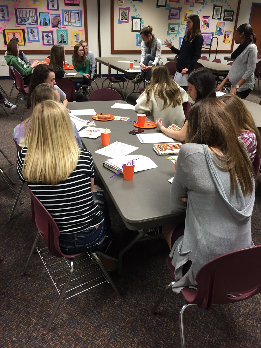 ProjectLITIndy's tweet photo. So thankful for @ClayCounseling @myccs! They co-hosted a book club at @ClayTrojans on Turtles All the Way Down by @johngreen, leading a discussion about the book and equipping students with tools to help themselves and their friends when dealing with anxiety. So thankful! https://t.co/DK8lPxnYLr