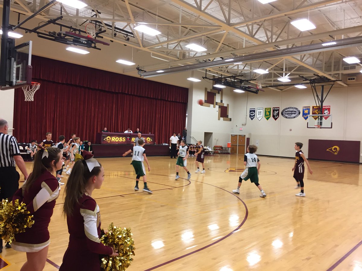 We are under way here at Ross Middle School for the 7th Boys SWOC Basketball Championship: #1 Little Miami v #2 Ross!