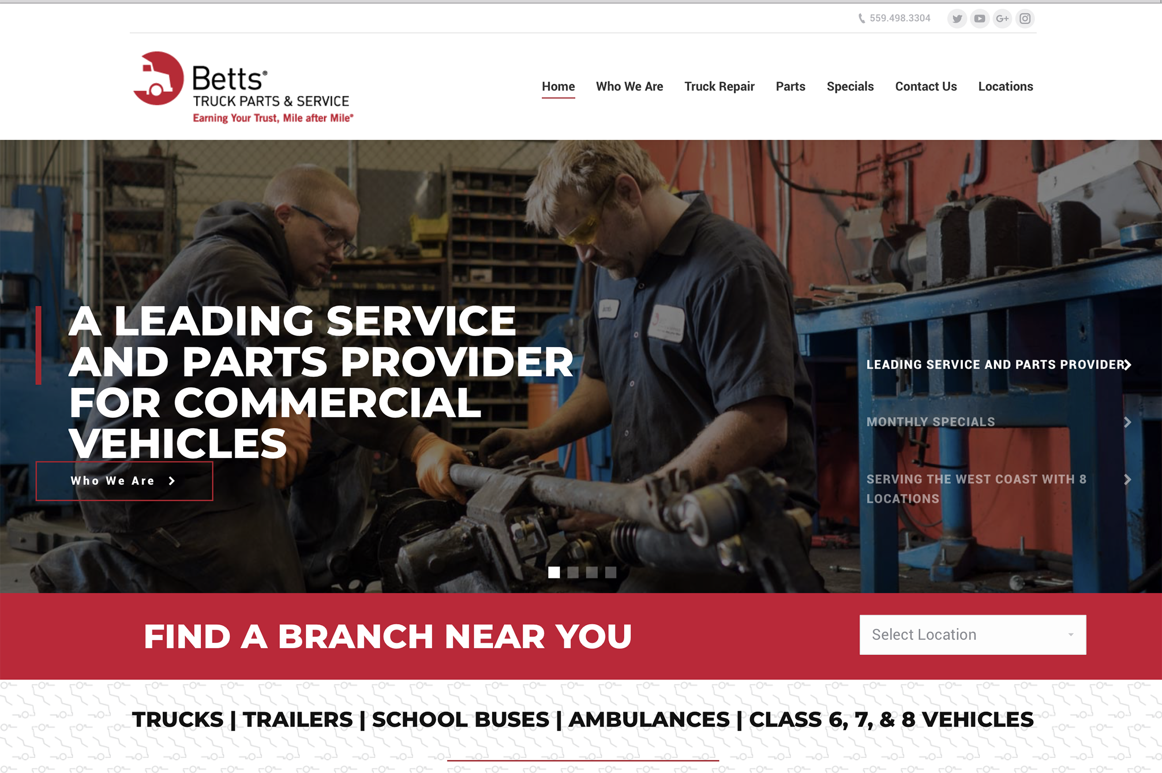 betts truck parts & service phoenix az