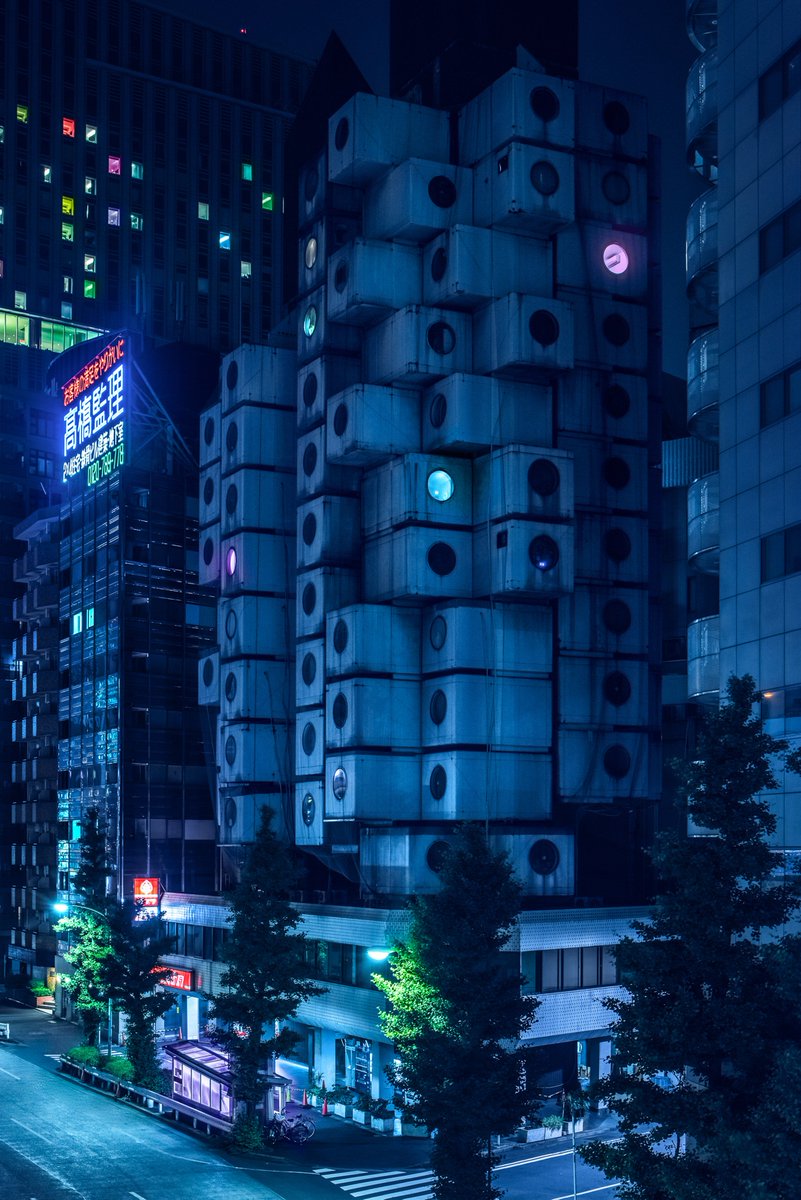 dezeen's tweet image. Blade Runner-style photographs capture Tokyo's infrastructure on.dezeen.com/Fv3OAR