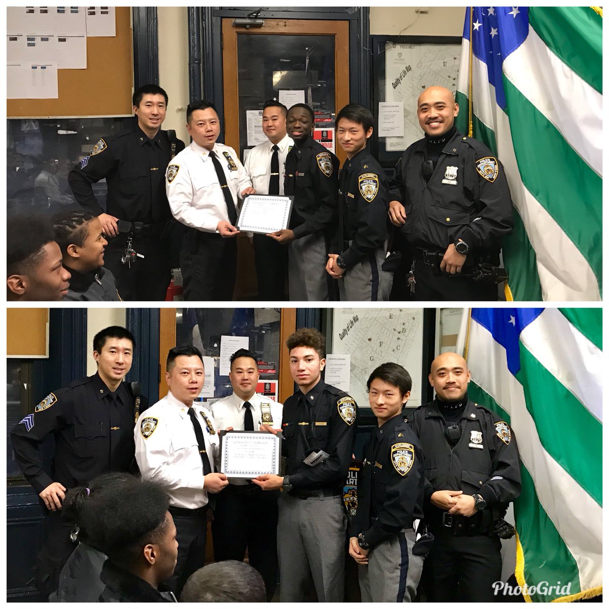 NYPD5Pct's tweet photo. Our Explorers Post 2205 promotion ceremony. Congrats! #NYPDCommAffairs #NYExploring #NYPDExplorers https://t.co/4dvunQammy