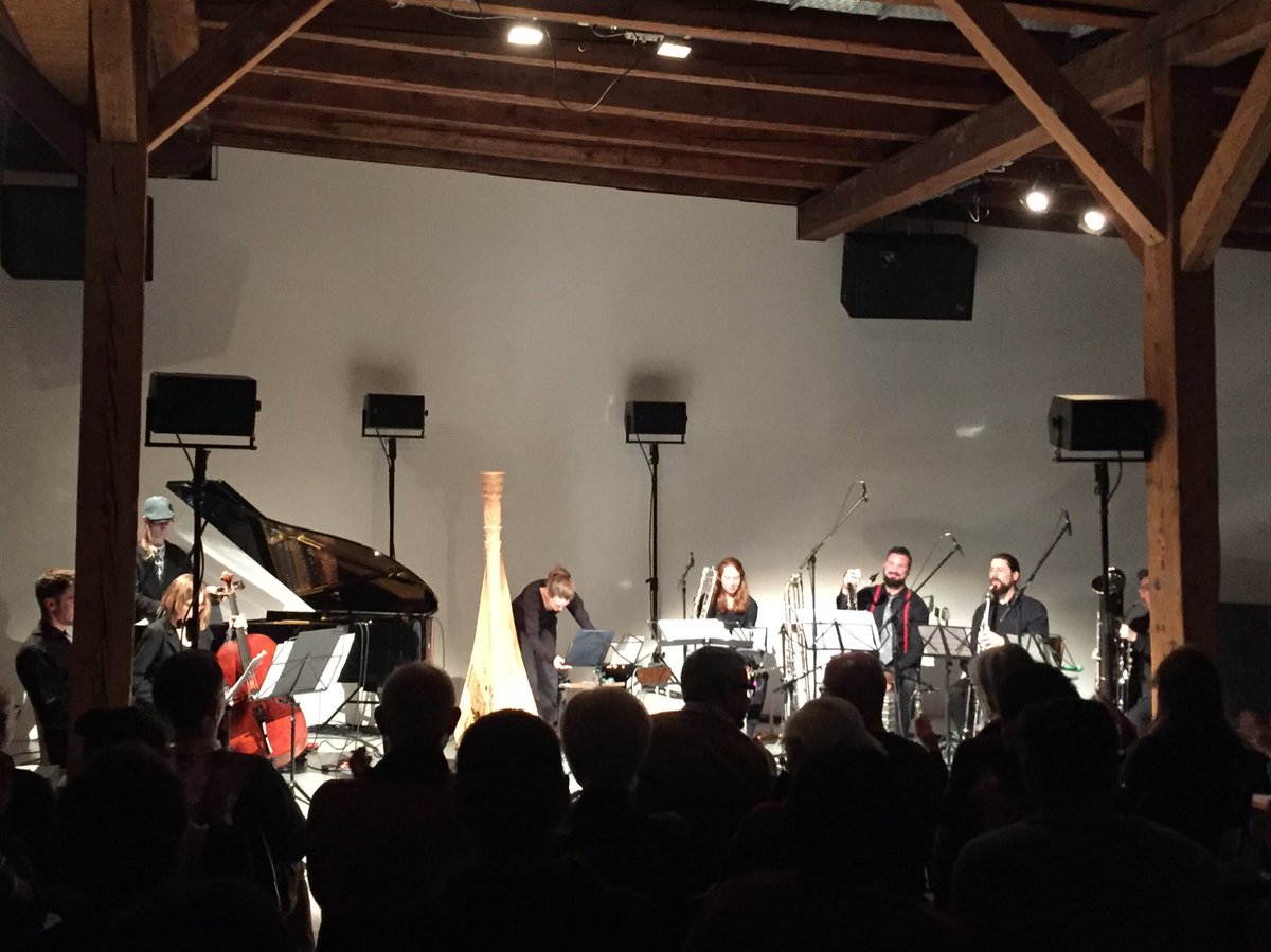 Attainable_Sus's tweet photo. Tolles Konzert heute in #zürich mit dem #ensembleprotonbern Uraufführung von meinem #netzwerk https://t.co/UuFGXT7VkB