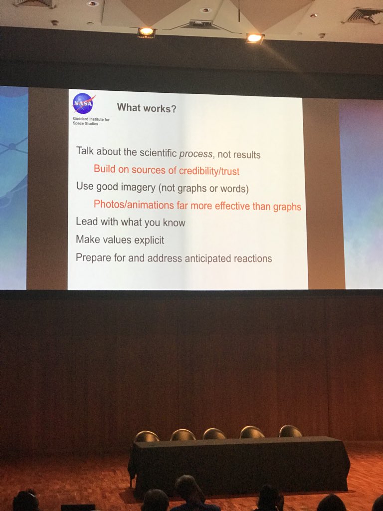 Deni_ocean's tweet photo. Great talk from @ClimateOfGavin and great tips on science communication on last day at #amos2018 #ICSHMO2018 #standupforyourvalues https://t.co/z8YrPGrY2A