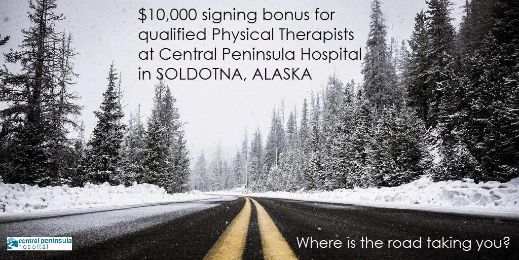 CPHJobs's tweet photo. We are seeking qualified Physical Therapists to join our team!  Full-time with $10,000 signing bonus and comprehensive total rewards package including relocation assistance! Visit our webpage https://t.co/JurxRP83jR  
.
#PTjobs #Alaskajobs #physicaltherapist #PhysicalTherapy https://t.co/983fMvAJog