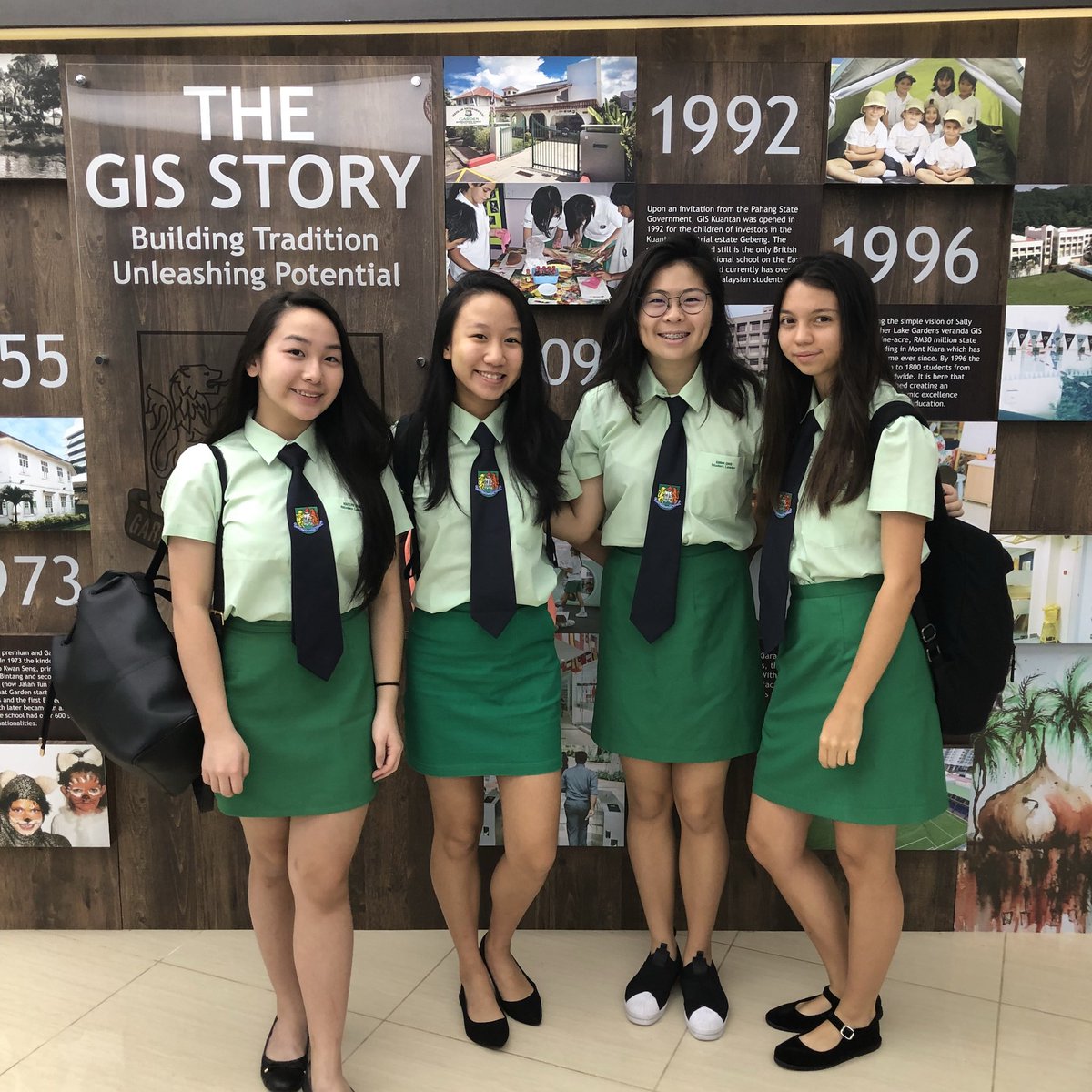 4/5 of our action student leaders are off to the student leader FOBISIA @ KLASS