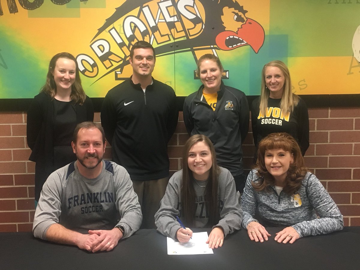 AvonGirlsSoccer's tweet photo. Congrats to Madi Short on signing with Franklin today! https://t.co/WVrRROWe8b