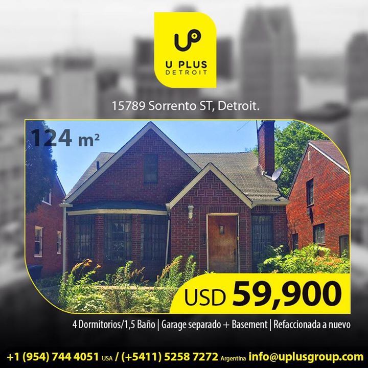 UPlusGroup's tweet image. ¡Invierte en Detroit!
info@uplusgroup.com 
+1 (954) 744-4051 (USA) / (+5411) 5258-7272 (Argentina). ift.tt/2GZbKO9
