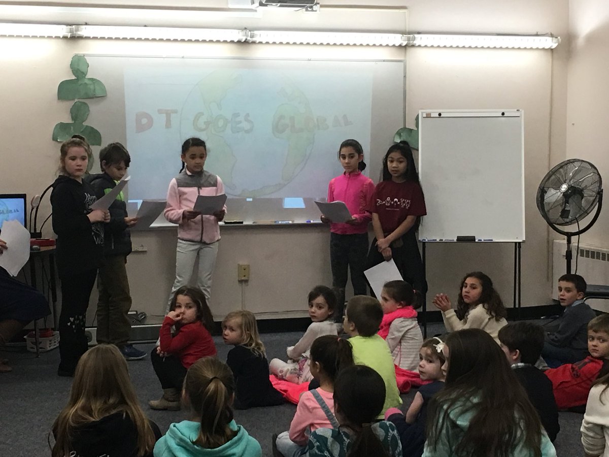 DavisThayerPCC's tweet photo. DT Goes Global at our PCC Meeting.  Thanks to an amazing presentation by some 4th &amp; 5th grade students.  #DTGoesGlobal https://t.co/qyCxploXMy