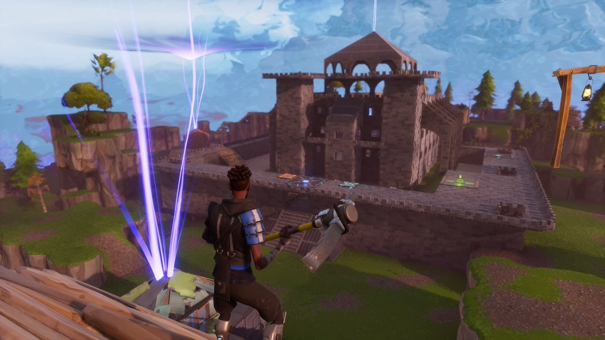 DonsBazaar's tweet photo. @FortniteGame This is my current storm shield in progress (took of the HUD for visuals) willing to show additional proof if needed, what do you think epic?🤔 #MyStormBase https://t.co/1MKynUztRX