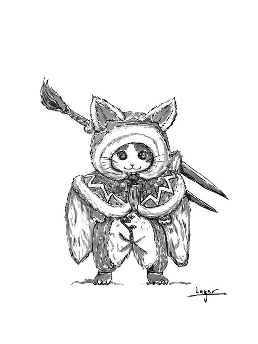 アイルーのtwitterイラスト検索結果