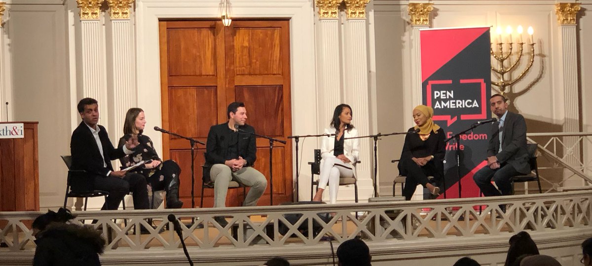 Panelists from TV & print journalism grapple with the volatility of a 24-hour news cycle, media handling of Trump, and the demonization of Muslims at #MuslimsinMedia