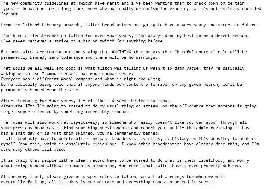 Sick_Nerd's tweet image. Don't play with our livelihoods @Twitch

Possibly an overreaction but with how vague @Twitch are being who knows

RT / Like all that sell out shit if you agree