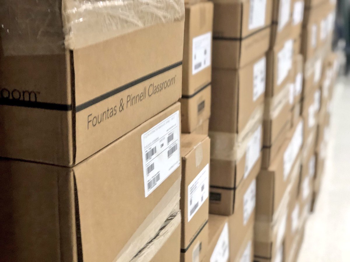 DrChristyHild's tweet photo. @PearsonK12 @FountasPinnell @justinphurley - yes! Ours arrived today 😍 #mattoonstrong #FPLiteracy https://t.co/8OGxXsRCER
