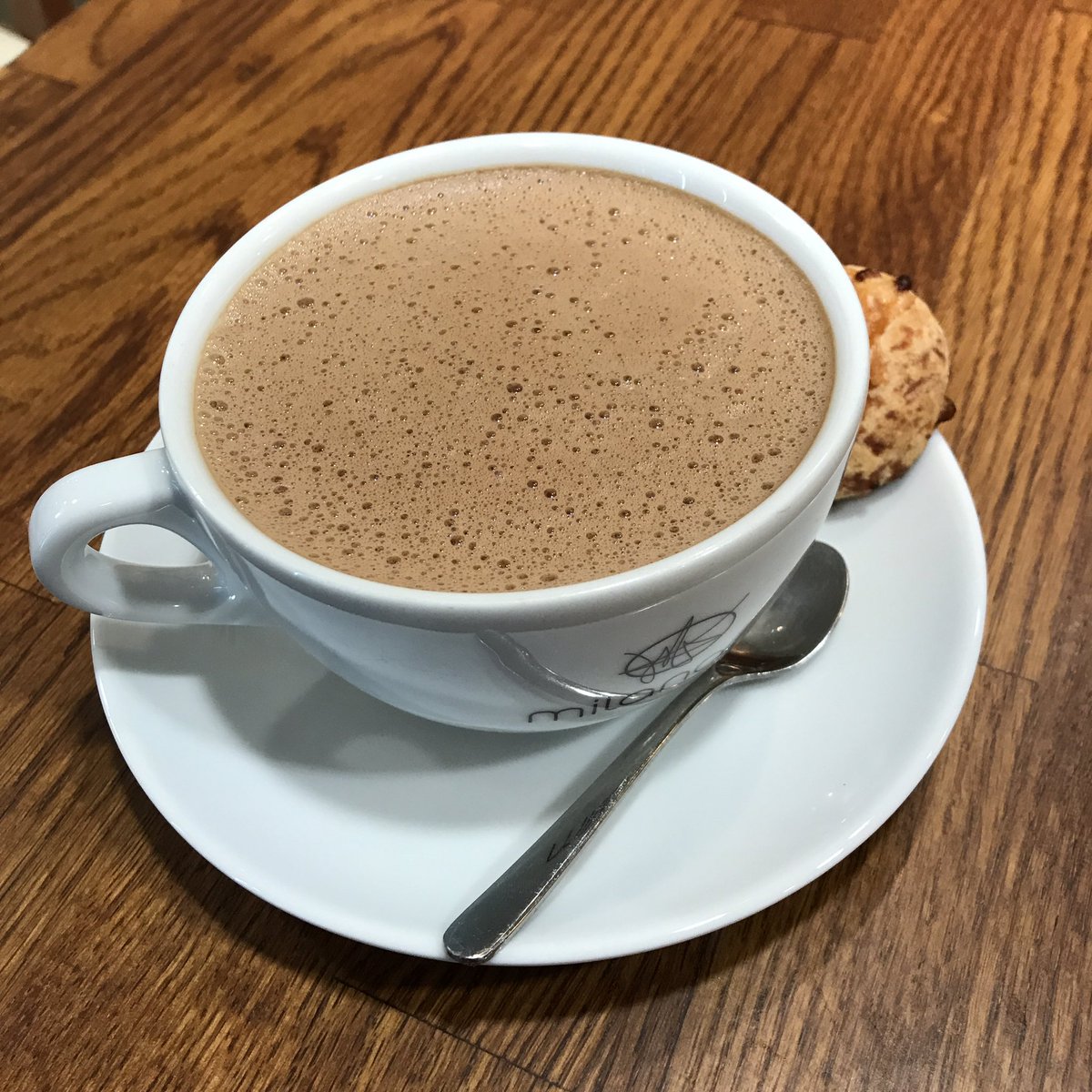 <a href="/CityFood_mag/">Greater Vancouver Hot Chocolate Festival</a> I’m at @BellaGelateria drinking El Santafereno. It's so yummy! 😋 #hotchocolatefest