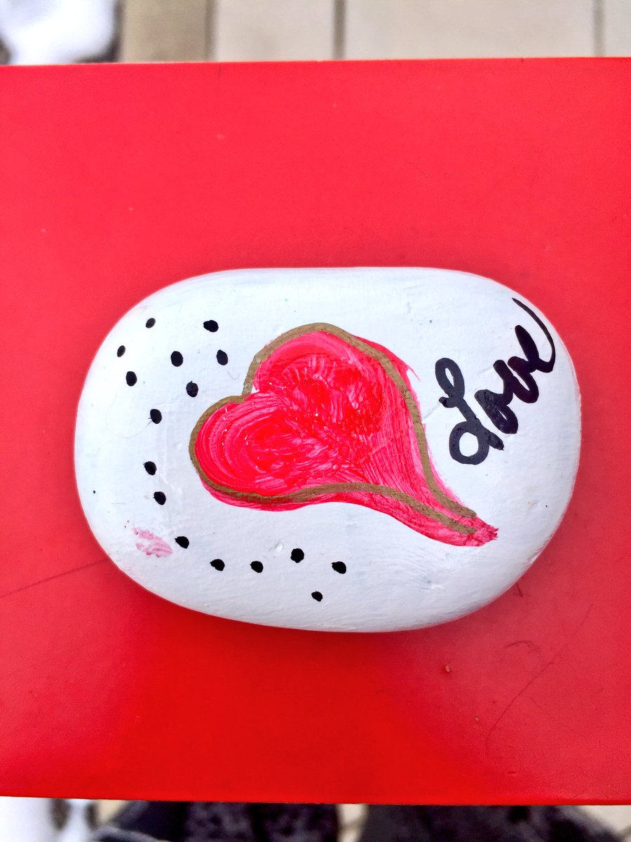 Found this on an afternoon adventure field trip to the museum #MADKATrocks (Northeast Ohio Rocks!) Will rehide!